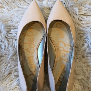 Sam Edelman Rae Nude Pointed Toe Dress Flat